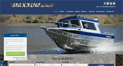 Desktop Screenshot of maxxummarine.com